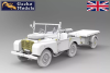 Gecko Models 35GM0076 Korean War British FV18001 Mk. 1 80in 4x4 Utility Vehicle (Early Production) w/10-cwt Bantam Trailer 1/35